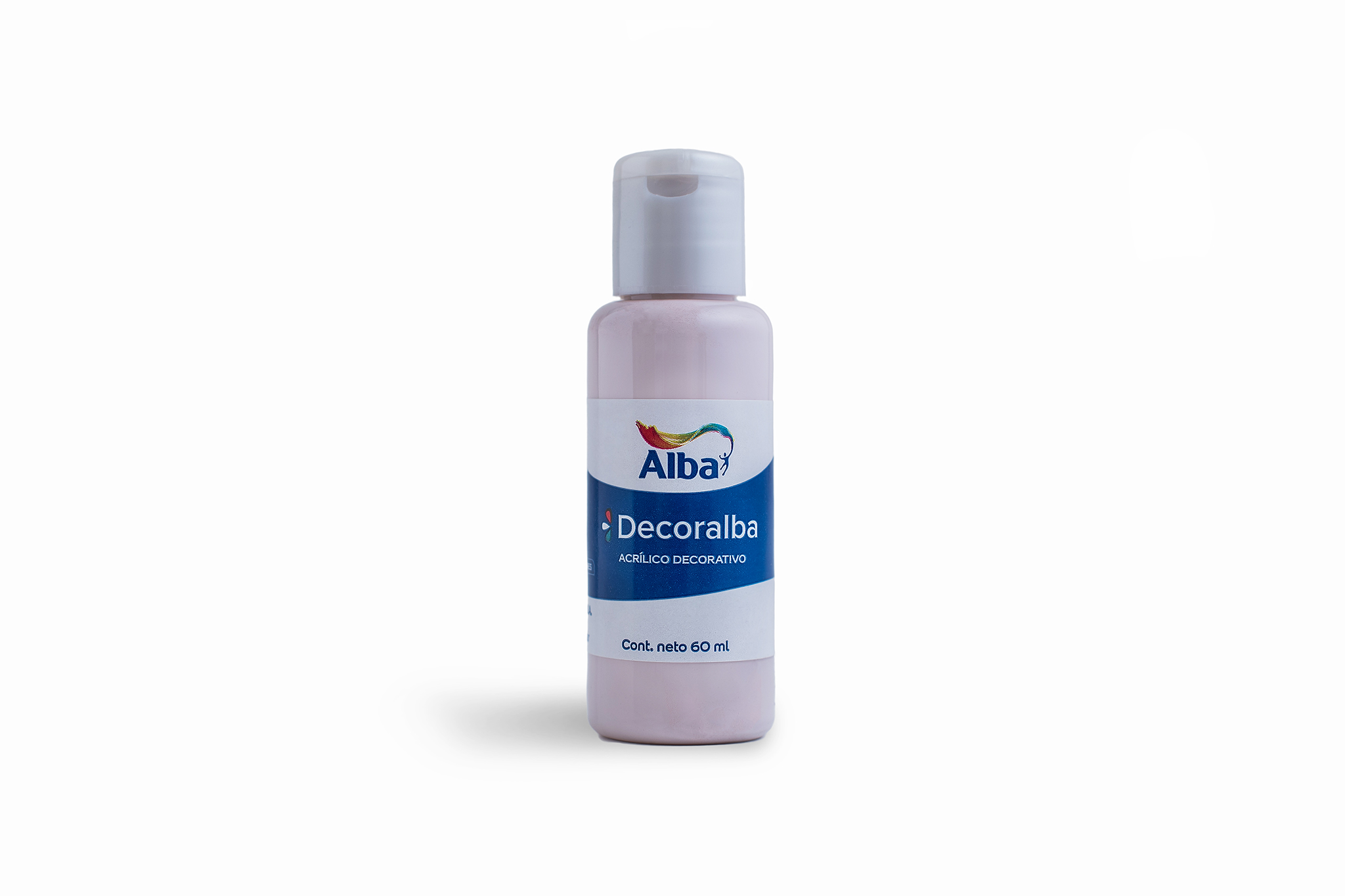 Acrilico decorativo alba 60cc rosa piel 420 - 60ML - Alba Artística
